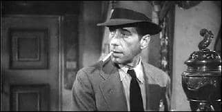 Humphrey Bogart como Philippe Marlowe en EL sueño eterno
